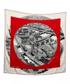 HERMESエルメス）の古着「ルガルデ・パリ スカーフ」｜レッド