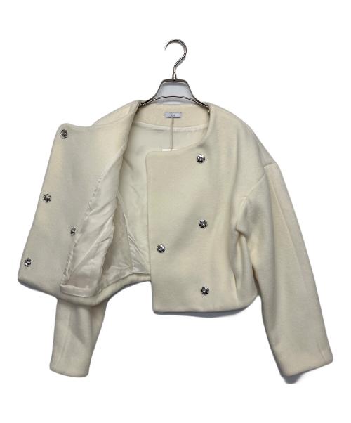 ZOE（ゾーイ）zoe (ゾーイ) ジャケット ベージュ サイズ:FREEの古着・服飾アイテム