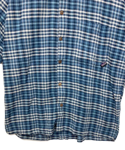 Patagonia（パタゴニア）Patagonia (パタゴニア) 半袖シャツ ブルー サイズ:Mの古着・服飾アイテム