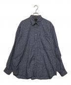 DAIWA PIER39ダイワ ピア39）の古着「TECH REGULAR COLLAR SHIRT　長袖シャツ」｜ブラック