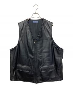 中古・古着通販】WEST RIDE (ウエストライド) デニムベスト ブラック