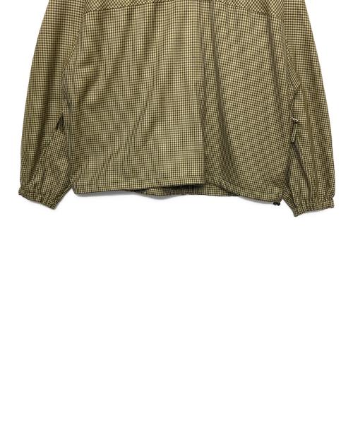 078CITY（078CITY）078CITY (078CITY) ハーフジッププルオーバーブルゾン ベージュ×グリーン サイズ:Lの古着・服飾アイテム