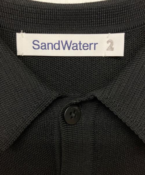 SandWaterr（サンドウォーター）SANDWATERR (サンドウォーター) 半袖ニット ブラック サイズ:2の古着・服飾アイテム
