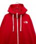 THE NORTH FACE (ザ ノース フェイス) ジップアップパーカー レッド サイズ:L 未使用品：7000円
