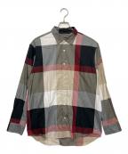 BLACK LABEL CRESTBRIDGEブラックレーベル クレストブリッジ）の古着「長袖シャツ」｜レッド×グレー