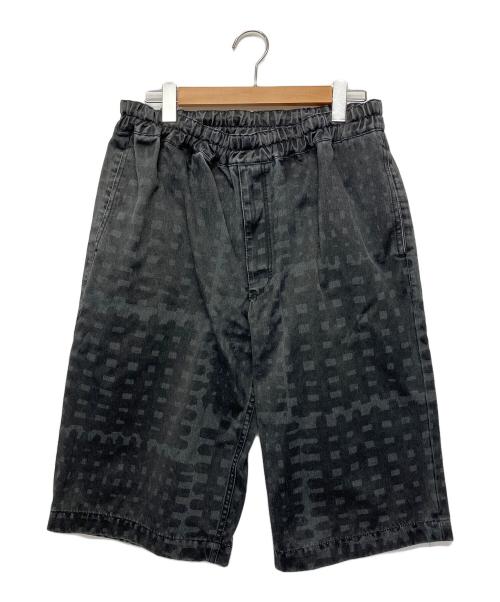 BLACK COMME des GARCONS（ブラックコムデギャルソン）BLACK COMME des GARCONS (ブラックコムデギャルソン) デニムハーフパンツ ブラック サイズ:Sの古着・服飾アイテム