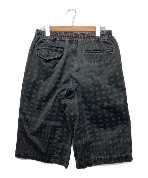 BLACK COMME des GARCONS（ブラックコムデギャルソン）BLACK COMME des GARCONS (ブラックコムデギャルソン) デニムハーフパンツ ブラック サイズ:Sの古着・服飾アイテム