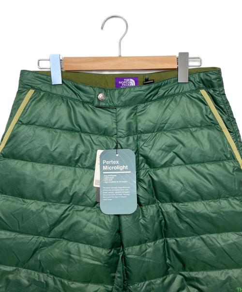 THE NORTH FACE（ザ ノース フェイス）THE NORTH FACE (ザ ノース フェイス) ダウンパンツ グリーン サイズ:L 未使用品の古着・服飾アイテム