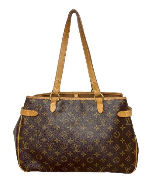 LOUIS VUITTON（ルイ ヴィトン）LOUIS VUITTON (ルイ ヴィトン) モノグラム　バティニョール オリゾンタル　ショルダートートバッグ ブラウンの古着・服飾アイテム