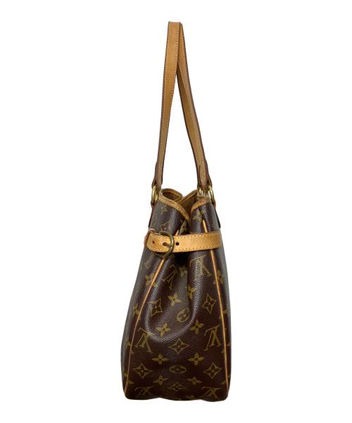 LOUIS VUITTON（ルイ ヴィトン）LOUIS VUITTON (ルイ ヴィトン) モノグラム　バティニョール オリゾンタル　ショルダートートバッグ ブラウンの古着・服飾アイテム