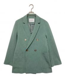 SLOBE IENA（スローブ イエナ）の古着「テーラードジャケット」｜グリーン