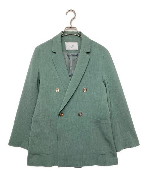 SLOBE IENA（スローブ イエナ）SLOBE IENA (スローブ イエナ) テーラードジャケット グリーン サイズ:38の古着・服飾アイテム