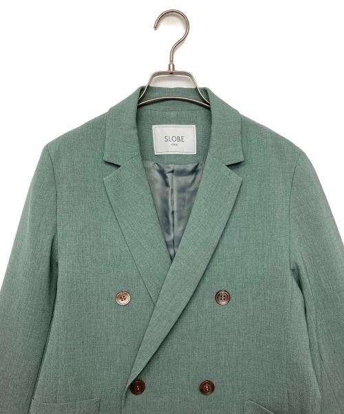 SLOBE IENA（スローブ イエナ）SLOBE IENA (スローブ イエナ) テーラードジャケット グリーン サイズ:38の古着・服飾アイテム