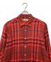 BURBERRY LONDON (バーバリーロンドン) 長袖シャツ レッド サイズ:XXL：8000円