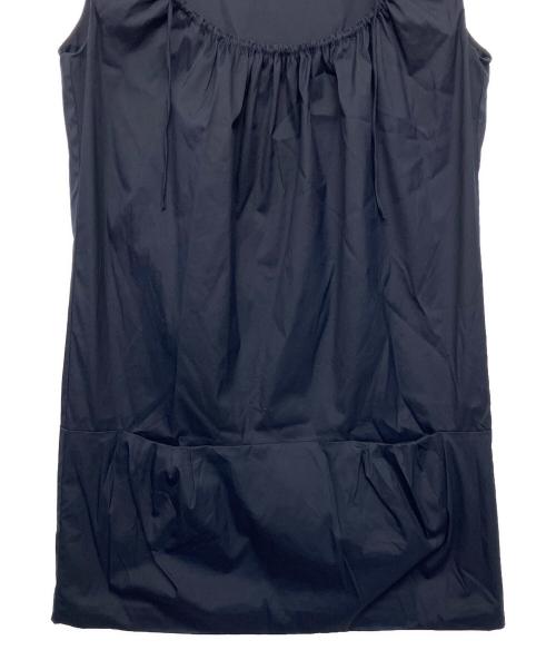 MIU MIU（ミュウミュウ）MIU MIU (ミュウミュウ) ノースリーブワンピース ネイビー サイズ:42の古着・服飾アイテム