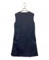 中古・古着 MIU MIU (ミュウミュウ) ノースリーブワンピース ネイビー サイズ:42：7000円