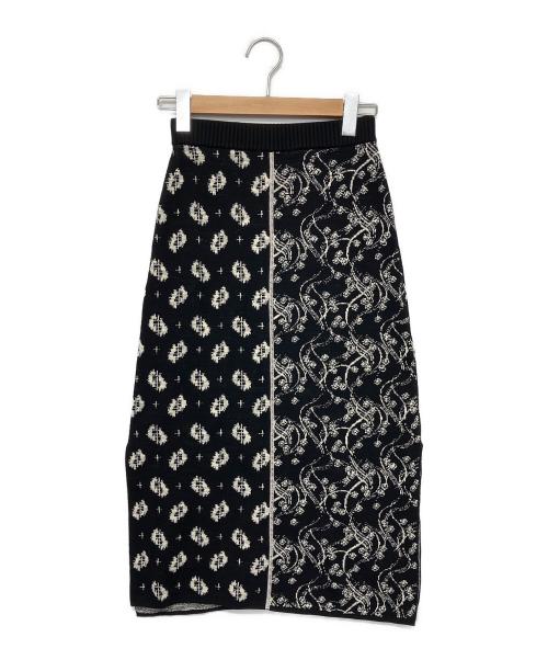 KENZO（ケンゾー）KENZO (ケンゾー) ニットスカート ブラック サイズ:XSの古着・服飾アイテム