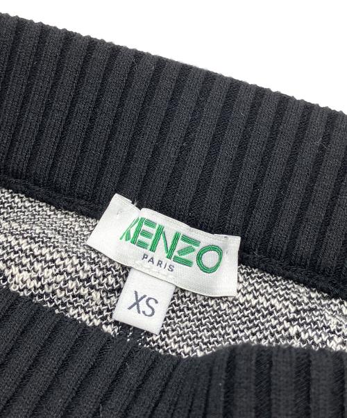KENZO（ケンゾー）KENZO (ケンゾー) ニットスカート ブラック サイズ:XSの古着・服飾アイテム