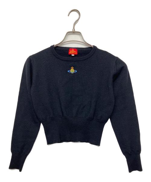 Vivienne Westwood（ヴィヴィアンウエストウッド）Vivienne Westwood (ヴィヴィアンウエストウッド) 薄手ニット ブラック サイズ:40の古着・服飾アイテム