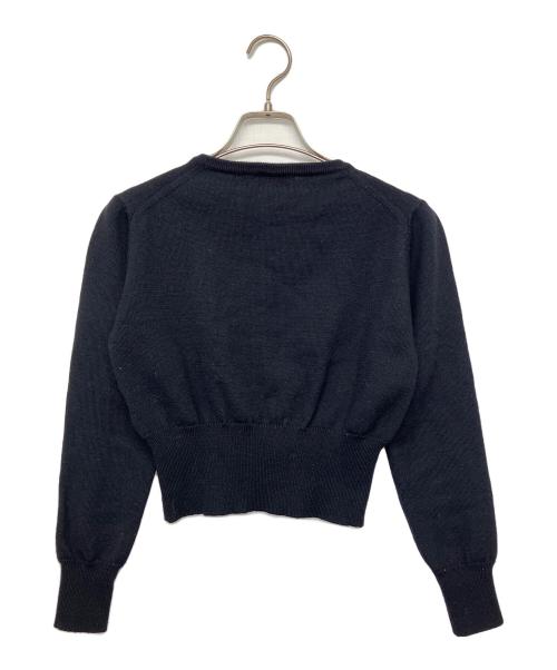 Vivienne Westwood（ヴィヴィアンウエストウッド）Vivienne Westwood (ヴィヴィアンウエストウッド) 薄手ニット ブラック サイズ:40の古着・服飾アイテム