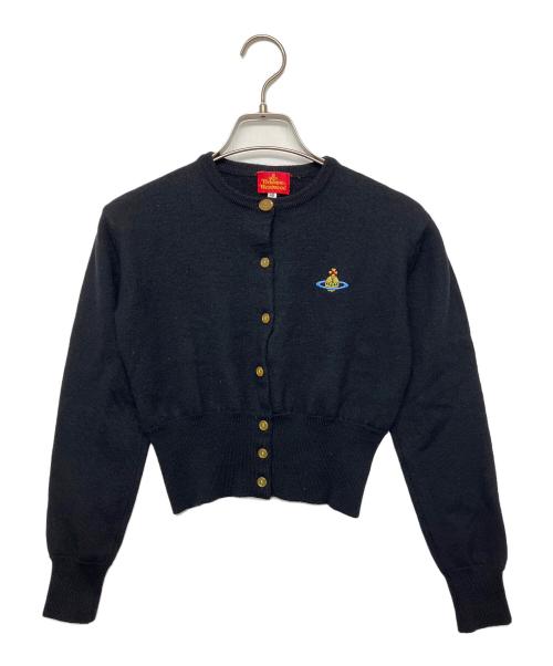 Vivienne Westwood（ヴィヴィアンウエストウッド）Vivienne Westwood (ヴィヴィアンウエストウッド) ニットカーディガン ブラック サイズ:40の古着・服飾アイテム