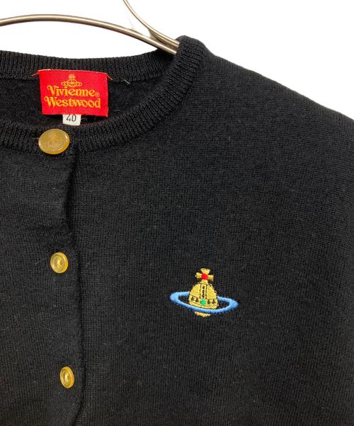 Vivienne Westwood（ヴィヴィアンウエストウッド）Vivienne Westwood (ヴィヴィアンウエストウッド) ニットカーディガン ブラック サイズ:40の古着・服飾アイテム