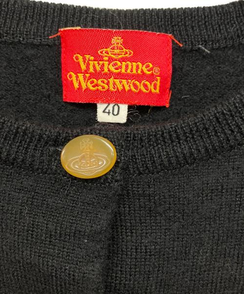 Vivienne Westwood（ヴィヴィアンウエストウッド）Vivienne Westwood (ヴィヴィアンウエストウッド) ニットカーディガン ブラック サイズ:40の古着・服飾アイテム