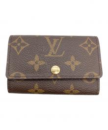 LOUIS VUITTON（ルイ ヴィトン）の古着「モノグラム　キーケース ミュルティクレ6　ケース」｜ブラウン