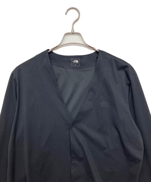 THE NORTH FACE（ザ ノース フェイス）THE NORTH FACE (ザ ノース フェイス) 薄手カーディガン ブラック サイズ:XLの古着・服飾アイテム