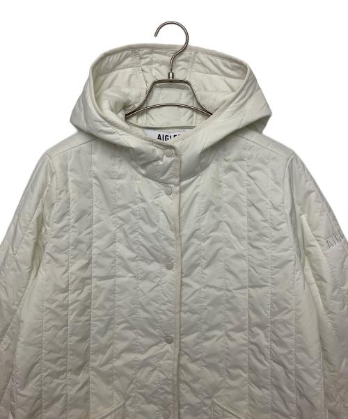 AIGLE（エーグル）AIGLE (エーグル) キルティングコート ホワイト サイズ:36 未使用品の古着・服飾アイテム