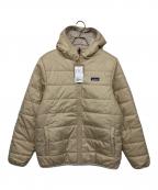 Patagonia×green label relaxingパタゴニア×グリーンレーベルリラクシング）の古着「キッズ・リバーシブル・レディ・フレディ・フーディ」｜ベージュ