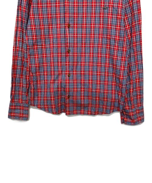Vivienne Westwood（ヴィヴィアンウエストウッド）Vivienne Westwood (ヴィヴィアンウエストウッド) 長袖シャツ レッド サイズ:46の古着・服飾アイテム