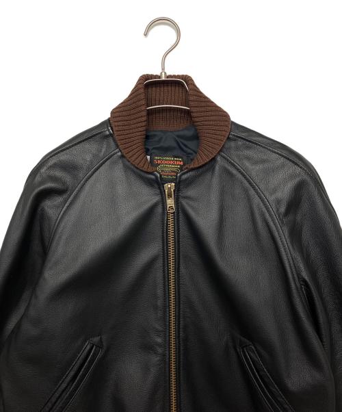 skookum（スクーカム）SKOOKUM (スクーカム) スタジャン ブラック サイズ:38の古着・服飾アイテム