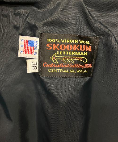 skookum（スクーカム）SKOOKUM (スクーカム) スタジャン ブラック サイズ:38の古着・服飾アイテム