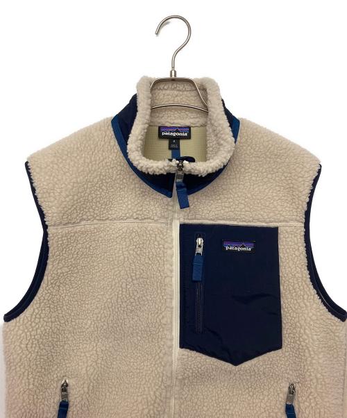 Patagonia（パタゴニア）Patagonia (パタゴニア) ボアベスト ベージュ サイズ:Mの古着・服飾アイテム