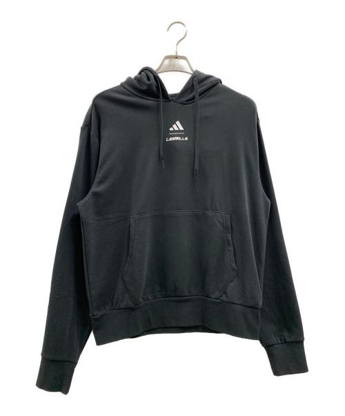 adidas（アディダス）adidas (アディダス) プルオーバーパーカー ブラック サイズ:M 未使用品の古着・服飾アイテム