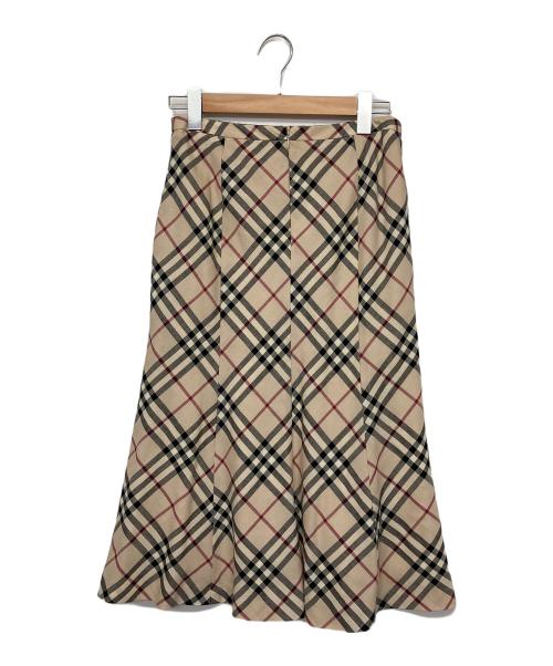BURBERRY LONDON（バーバリーロンドン）BURBERRY LONDON (バーバリーロンドン) スカート ベージュ サイズ:40の古着・服飾アイテム