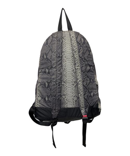 THE NORTH FACE（ザ ノース フェイス）THE NORTH FACE (ザ ノース フェイス) SUPREME (シュプリーム) Snakeskin Lightweight Day BackPack リュック 18SS グレーの古着・服飾アイテム