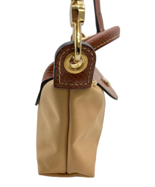 LONGCHAMP（ロンシャン）LONGCHAMP (ロンシャン) 2WAYバッグ ベージュ×ブラウンの古着・服飾アイテム
