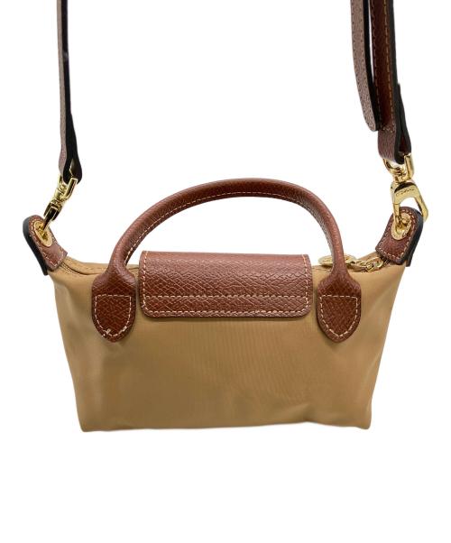 LONGCHAMP（ロンシャン）LONGCHAMP (ロンシャン) 2WAYバッグ ベージュ×ブラウンの古着・服飾アイテム