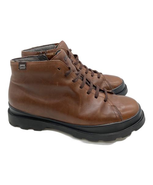 CAMPER（カンペール）CAMPER (カンペール) サイドジップブーツ ブラウン サイズ:43の古着・服飾アイテム