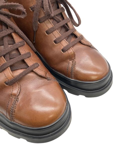 CAMPER（カンペール）CAMPER (カンペール) サイドジップブーツ ブラウン サイズ:43の古着・服飾アイテム