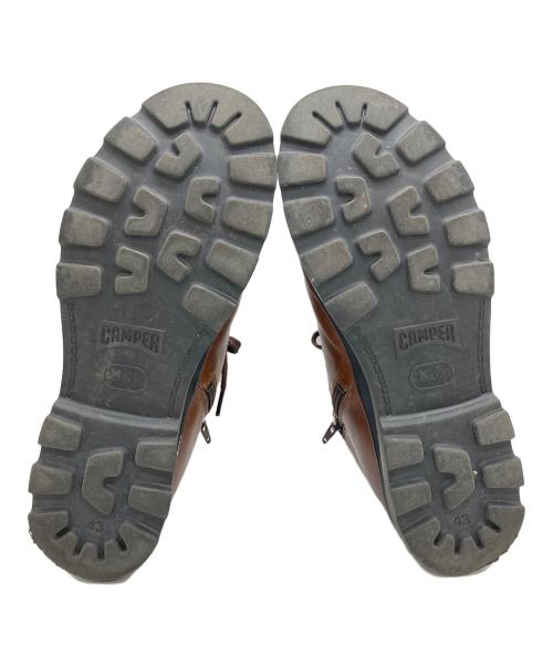 CAMPER（カンペール）CAMPER (カンペール) サイドジップブーツ ブラウン サイズ:43の古着・服飾アイテム