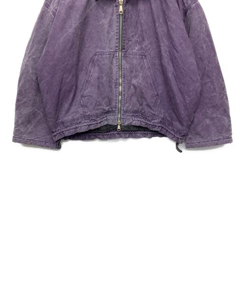 DIESEL（ディーゼル）DIESEL (ディーゼル) フーデッドジャケット パープル サイズ:Sの古着・服飾アイテム