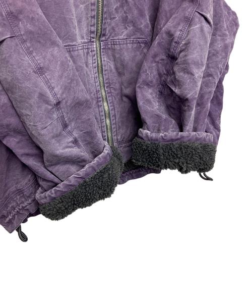 DIESEL（ディーゼル）DIESEL (ディーゼル) フーデッドジャケット パープル サイズ:Sの古着・服飾アイテム