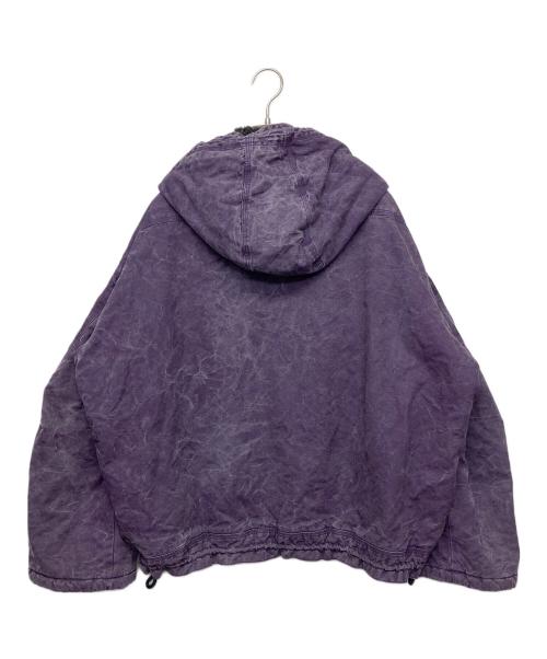 DIESEL（ディーゼル）DIESEL (ディーゼル) フーデッドジャケット パープル サイズ:Sの古着・服飾アイテム