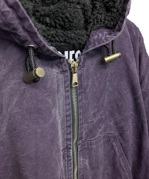 DIESEL（ディーゼル）DIESEL (ディーゼル) フーデッドジャケット パープル サイズ:Sの古着・服飾アイテム
