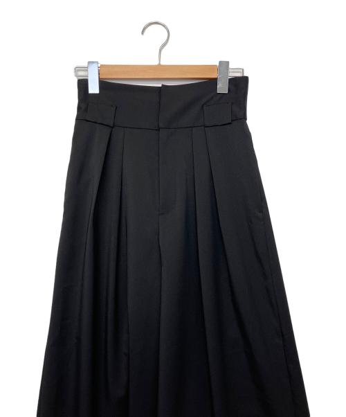 FRAY ID（フレイ アイディー）FRAY ID (フレイ アイディー) タックワイドパンツ ブラック サイズ:1の古着・服飾アイテム