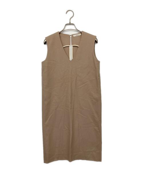 REYC（リック）REYC (リック) ノースリーブワンピース ベージュ サイズ:34の古着・服飾アイテム