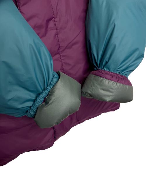 Columbia（コロンビア）Columbia (コロンビア) ダウンジャケット グリーン×パープル サイズ:Sの古着・服飾アイテム